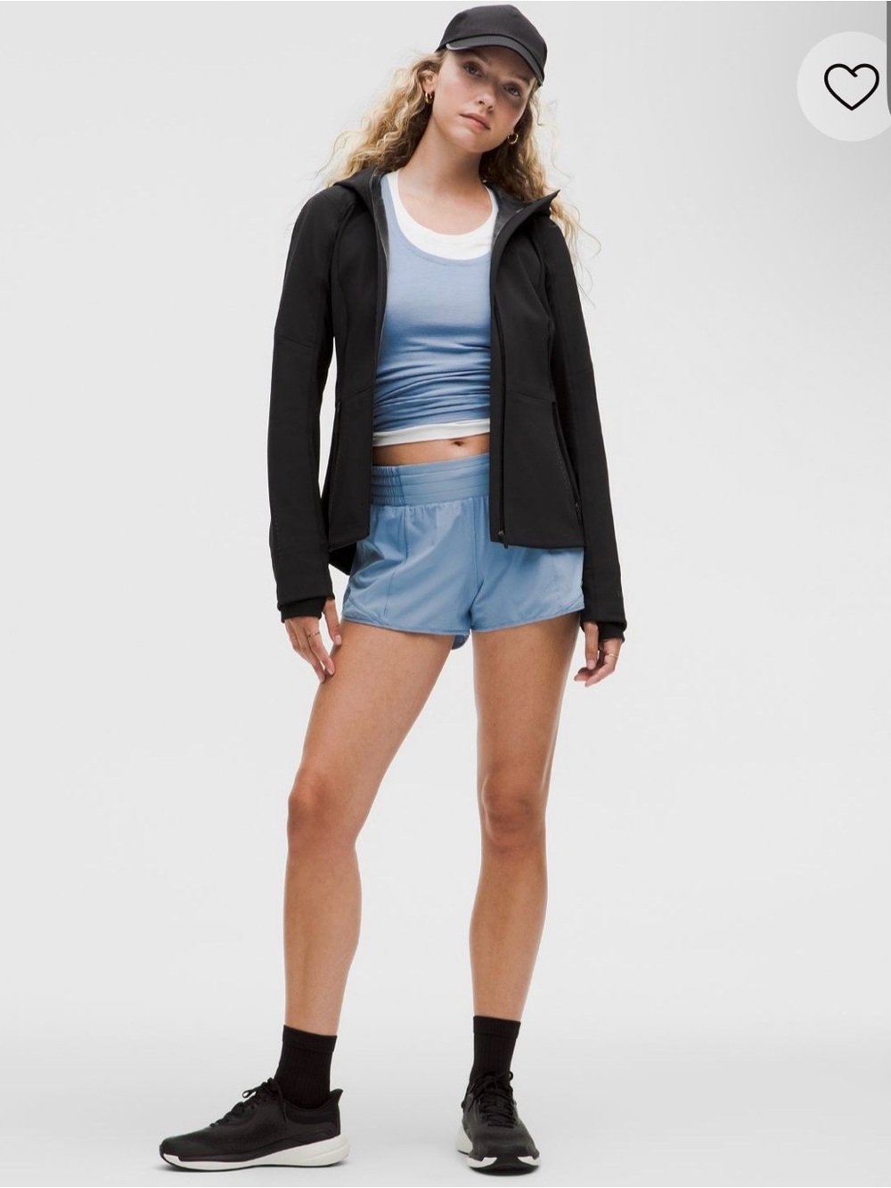 lululemon athletica “Cross Chill Performance” Black Jacket with Hood - Picture 2 of 16